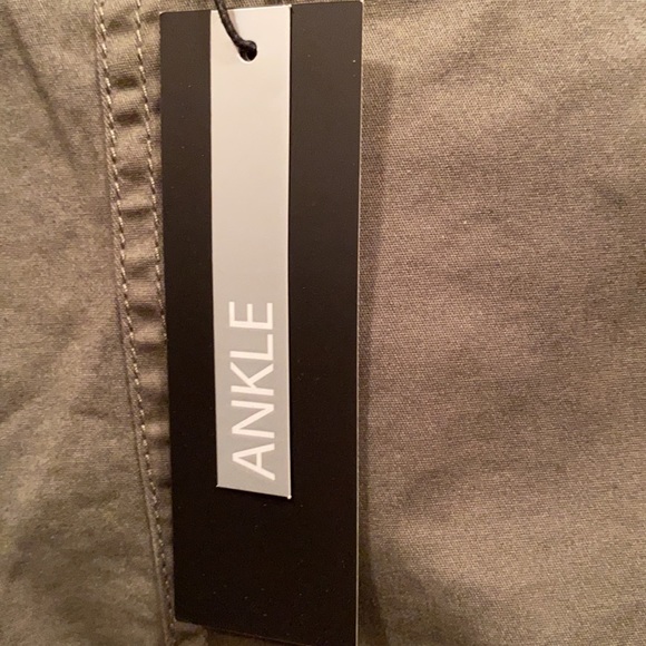 Ankle length size 18 green khaki pants - Picture 2 of 3